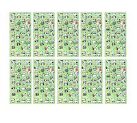 Bubble Stickers - Scrapbook Stickers | Durable 3D Panda Stickers 10pcs for Kids Family Indoor Outdoor Fridge Home Car Bottle