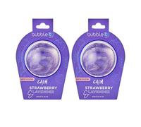 Bubble T Cosmetics Calm Bath Bomb FIzzer Strawberry & Lavender Scent 150g 2-Pack, Suitable for All Skin Types