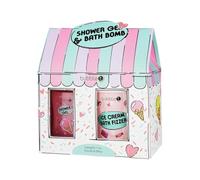 Bubble T Cosmetics Cartoon Shower Gel & Bath Fizzer Set