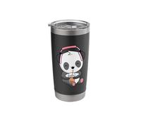 Bubble Tea Boba Panda K-Pop Anime Gift Stainless Steel Insulated Tumbler