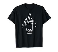 Bubble Tea Drawing Milk Tea Boba Run T-Shirt