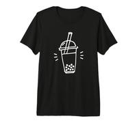 Bubble Tea Drawing Tapioca Beads Milk Tea Premium T-Shirt