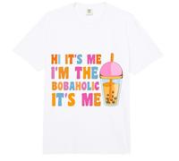Bubble Tea Drink Pearl Milk Tea Lover Kawaii Boba Tea Comfort Colors Adult Heavyweight T-Shirt