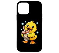 Bubble Tea Duck Mascot Graphic Case for iPhone 12 mini