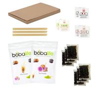 Bubble Tea Essentials Taro & 3 in 1 Milk Powder 6 Drink Kit with Instant Tapioca Pearls, Bamboo Straws and Speciality Tea Bags | Premium, Authentic Ingredients | Vegan & Gluten Free by Bobalife
