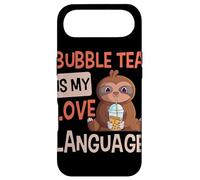 Bubble Tea is My Love Language Boba Tea Cute Sloth Case for iPhone Air