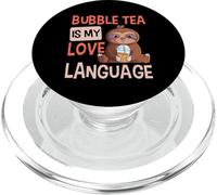 Bubble Tea is My Love Language Boba Tea Cute Sloth PopSockets PopGrip for MagSafe