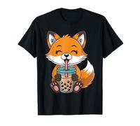 Bubble Tea Kawaii Boba Fox T-Shirt
