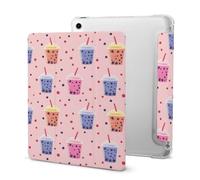 Bubble Tea Pattern Compatible with iPad Pro 2020/iPad 2020/2020 Air 4/Pro 2021 Protective Case
