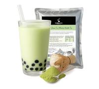 Bubble Tea Powder (1 kg) - Make Bubble Tea at Home - Ideal for Frappes, Coffee, Boba Tea, Milkshakes - Gluten Free, Halal Certified (Matcha)
