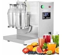 Bubble Tea Shaker Machine 2 x Double 1000ml Automatic Commercial Cups Quiet Motor 30 Percent Faster Mixing for Boba Tea Milk Tea Coffee Juice Cocktails Electric Grade Mixer Electric Double Frame Cups