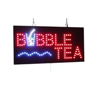 Bubble Tea Sign, TOPKING Signage, LED Neon Open, Store, Window, Shop, Business, Display, Grand Opening Gift, Ba Bo Tea