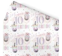 Bubble Tea Wrapping Paper Roll - Cute Boba Tea Gift Wrap for Birthday