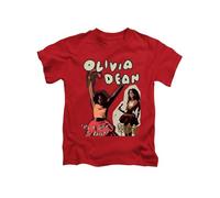 Bubble Text Version Olivia Dean Cool Cute Pop Trendy Tee T-Shirt Funny Unisex T Shirt Top Red