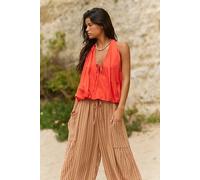 Bubble The Fun Top by free-est at Free People in Cherry Tomato, Size: Large - female
