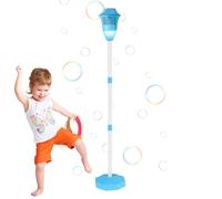 Bubble Torch Garden Lamp - Rechargeable Bubble Torch Machine | Automatic Standing Bubble Maker With Light | Outdoor Decoration Play Toy For Friends | Family Friends Neighbors Rechargeable Entertainmen