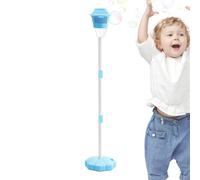 Bubble Torch Garden Lamp - Standing Bubble Maker Machine with Lights | Rechargeable Toy Landscape Decoration with Adjustable Height for Wedding, Birthday, Picnic