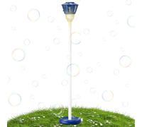 Bubble Tower - Adjustable Vertical Rechargeable USB Toy with Music Light, Automatic Bubble Machine, for Outdoor Summer Birthday Beach Pool Park Weddings and Garden