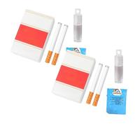 Bubble Toy Cigarette, 2 PCS Bubble Blowing Cigarette Stress Relief Toy, Fake Bubbles Smoke Cigarettes Blower, Blow Bubbles Cigarettes Sticks with Liquid Relaxation Birthday Christmas Party Gift (B)