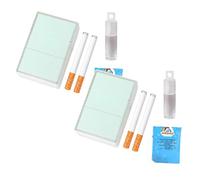 Bubble Toy Cigarette, 2 PCS Bubble Blowing Cigarette Stress Relief Toy, Fake Bubbles Smoke Cigarettes Blower, Blow Bubbles Cigarettes Sticks with Liquid Relaxation Birthday Christmas Party Gift (G)