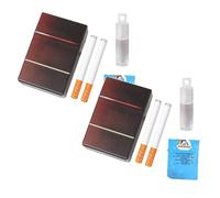 Bubble Toy Cigarette, 2 PCS Bubble Blowing Cigarette Stress Relief Toy, Fake Bubbles Smoke Cigarettes Blower, Blow Bubbles Cigarettes Sticks with Liquid Relaxation Birthday Christmas Party Gift (H)