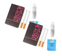 Bubble Toy Cigarette, 2 PCS Bubble Blowing Cigarette Stress Relief Toy, Fake Bubbles Smoke Cigarettes Blower, Blow Bubbles Cigarettes Sticks with Liquid Relaxation Birthday Christmas Party Gift (C)