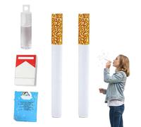 Bubble Toy Cigarette,Bubble Blowing Cigarette Stress Relief Toy,Blow Bubbles Cigarettes Sticks with Liquid, Relaxation Party Gift (2 PCS)