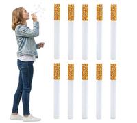 Bubble Toy Cigarette, Bubble Blowing Cigarette Stress Relief Toy,Bubbles Cigarettes Stress Relief Accessary, Blow Bubbles Cigarettes Sticks with Liquid Relaxation Birthday Party Gift for Men Women