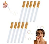 Bubble Toy Cigarette, Bubble Blowing Cigarette Stress Toy, Fake Realistic Cigarett-e Bubbles Blower, Blow Bubbles Cigarettes Sticks with Liquid Relaxation Birthday Party Gift for Men Women