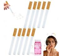 Bubble Toy Cigarette, Stress Toy, Fake Realistic Cigarett-e Bubbles Blower, Blow Bubbles Cigarettes Sticks with Liquid Relaxation Birthday Party Gift for Men Women