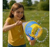 Bubble Toy, Handheld Air Powered Blower with 10 Refills