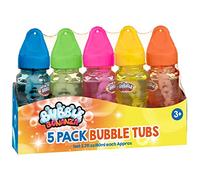 Bubble Tubs 5pk - Fill With Bubble Solution And Fire Continuous Bubbles Into The Air Around The Garden! - Get Outdoors And Have Some Fun With With These Amazing Bubble Tubs