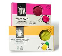 Bubble Up Bath Bomb Set, Fizzy Kissy & Pina Colada Princess, Vegan, Cruelty-Free, 150g Each