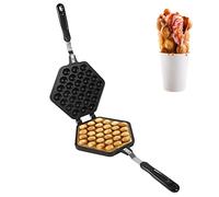 Bubble Waffle Maker, Egg Waffle Maker Pan Hong Kong Style Egg Waffle Baking Mold Tray