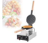 Bubble Waffle Maker,Electric Egg Cake Machine,Double-Side Heating,180° Rotate Nonstick Electric Waffle Maker Machine for Home or Commercial Use,Single Head