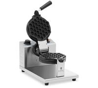 Bubble Waffle Maker Round 1 Large Waffle 1200 W Royal Catering - Waffle Makers by Silver