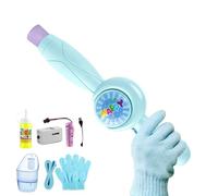 Bubble Wand- ABS Rechargeable Elastic Bubble Blower, Colorful Led Light Toy, Durablee Design | Fog Wand for Outdoor Beach Summer Party Holiday Birthday Kids Age 3 Plus Playtime Fun