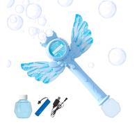 Bubble Wand for Kids | Rechargeable Cosplay Prop,LED Bubble Blower Machine | for 3-8 Years Old Girls Preschoolers Masquerade Travel Playground Backyard Party