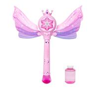 Bubble Wand Machine,Angel Wings Bubble Blower Wand | Battery Powered Automatic Glow Foam Maker For Backyard Garden Christmas Party Wedding