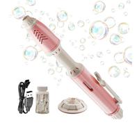 Bubble Wand Machine | Automatic Pen Shape Foam Blower | Light Up Blow Bubble Wand | for Outdoor Backyard Garden Lawn Pool Park Summer Wedding Party