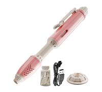 Bubble Wand Machine, Pen Shape Foam Blower with LED Light, Light Up Blow Bubble Wand, Perfect for Outdoor Pool Backyard Beach Park Lawn Garden Summer Wedding Party Supplies