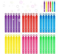 Bubble Wands, Bubble Tubes, 36 Packs Bubbles for Kids, Mini Bubbles, Summer Games for Boys and Girls Kids Party Bags - 6 Colors