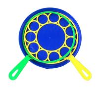 Bubble Wands for Kids 1 Set Giant Bubble Maker Sets Includes 2 Wand & 1 Pan Fun & Interactive Toys for Kids Outdoor, Lawn, Yard, Playground.