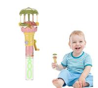 Bubble Wands for Kids, Lighted Carousel Blower, Interactive Portable Bubble Wands for Kids Fun Backyard Garden Lawn Party Birthday Easter Christmas Halloween
