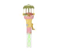 Bubble Wands, Lighted Carousel for Fun Bubble Creation | Portable and Interactive Toy for Birthday Party Garden Parties Easter Christmas and Halloween