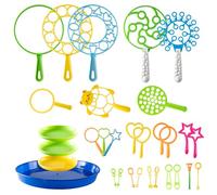 Bubble Wands Set for Kids, Giant Bubble Wand Set, Bubbles Making Wand Toy for Kids Summer Outdoor Playtime Party Game (31pcs)