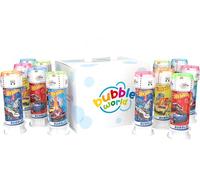 Bubble World Hot Wheels Soap Bubbles for Kids - Party Pack of 12 x 60 ml - Car Racing Birthday Gadgets - Made in Italy