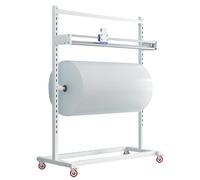 Bubble Wrap Dispenser Freestanding Stretch Film Holder for Efficient Packing, Moving, Shipping, Bubble Cushioning and Wrap Management