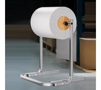 Bubble Wrap Dispenser Stand, Manual Standing Roll Holder with Adjustable Tension, Baffle Positioning for Commercial Warehouses and Packing Solutions