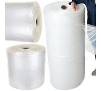 Bubble Wrap Large Rolls Of Premium Quality Packaging Material Great for House Moving, Removals & Storage Bulk Buy 300mm, 500mm, 750mm & 1000mm (500mm x 100m, 4 Rolls)